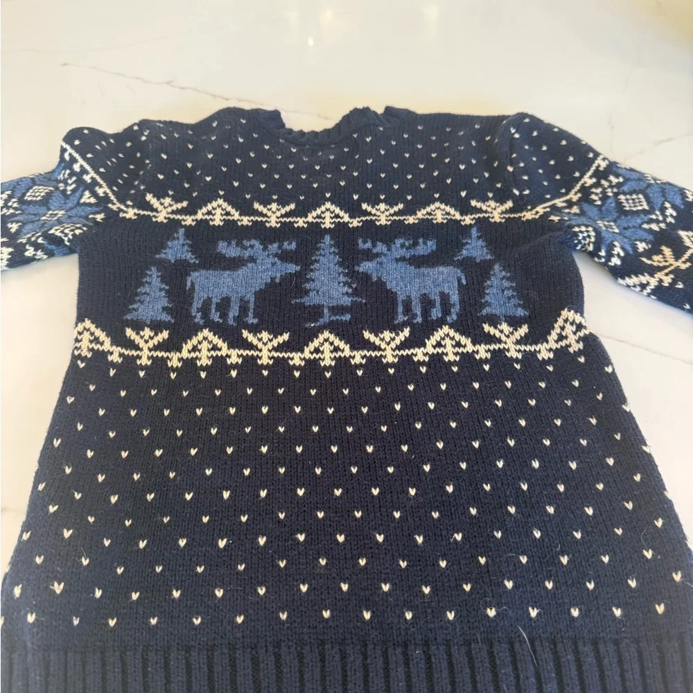 Ralph Lauren Boys Reindeer, Christmas Tree, Snowflake Sweater Size 7
